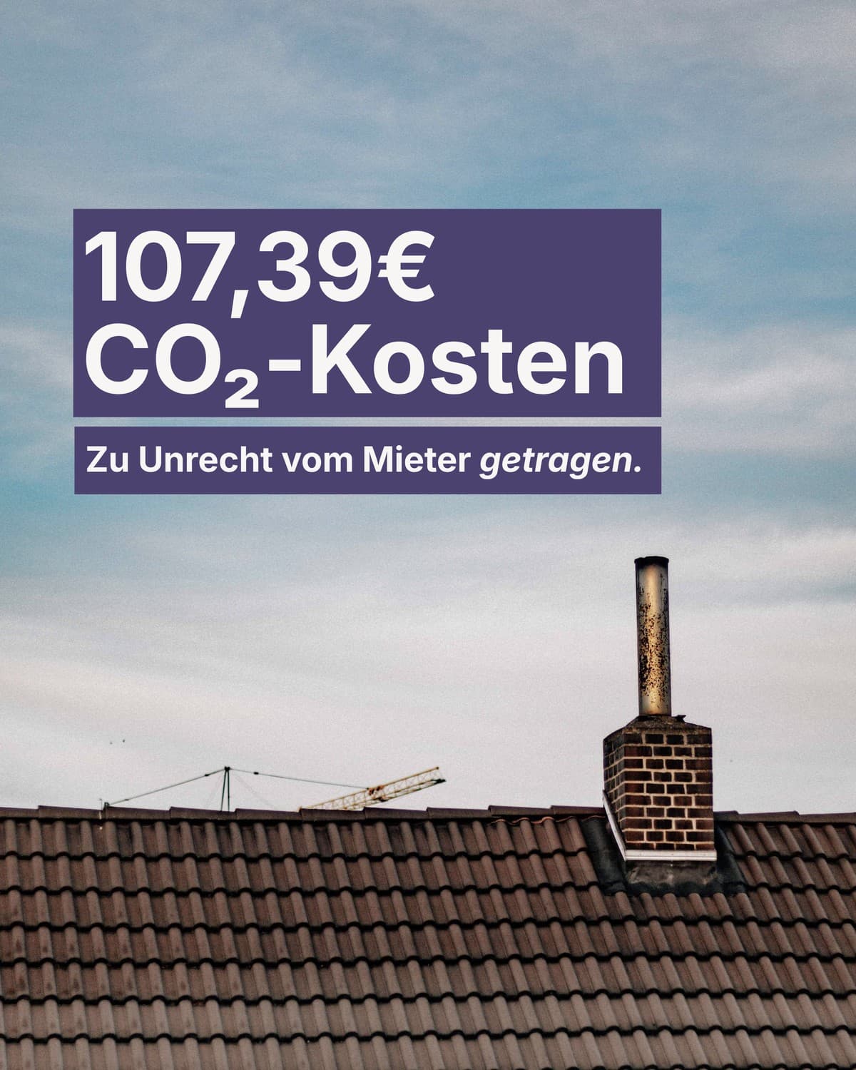 nebify Instagram-Post: 107,39 € CO2-Kosten zu Unrecht vom Mieter getragen